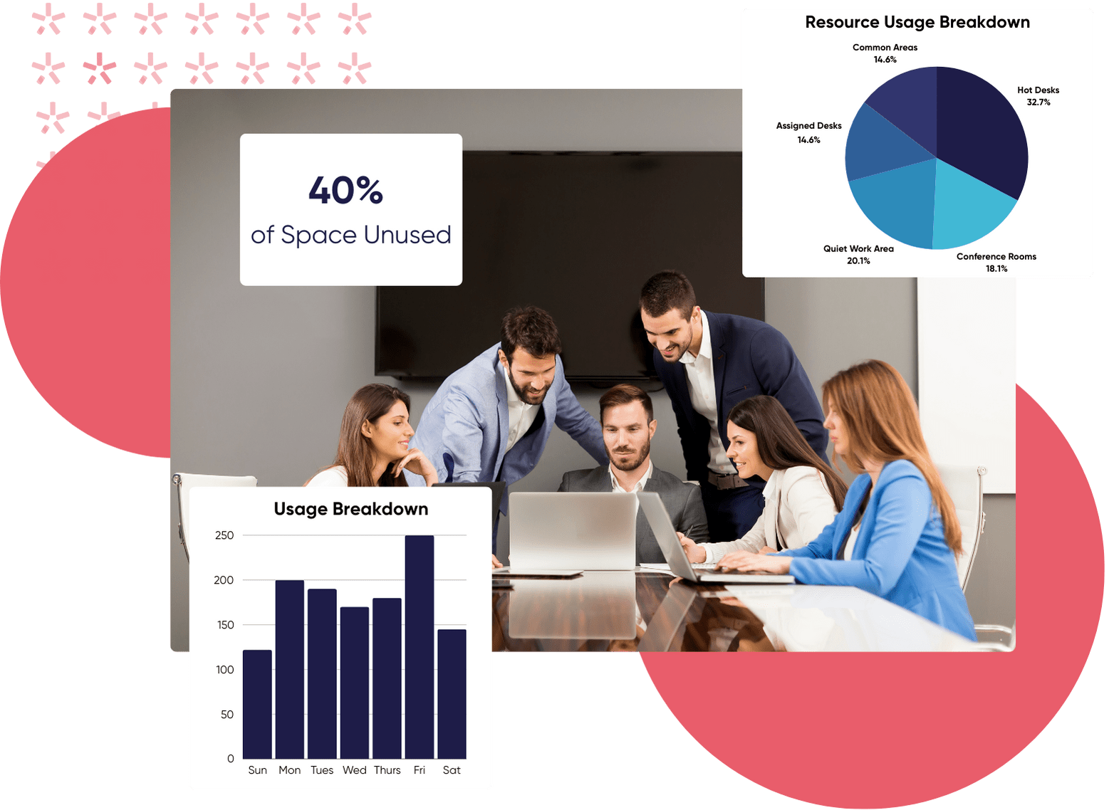 Hybrid Workplace Software Hubstar - Minimal Illustrations - Beautiful Mobile Collection